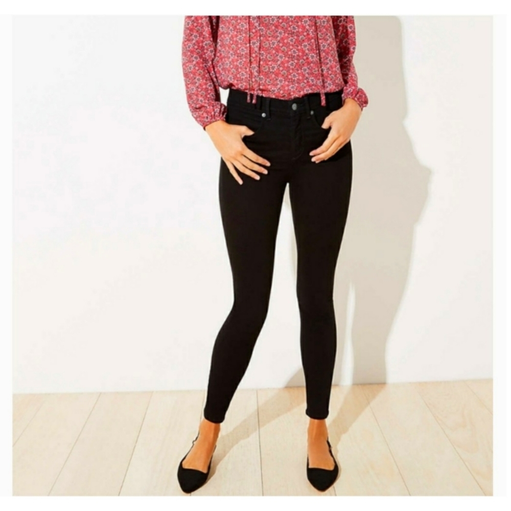Loft Black Denim Leggings